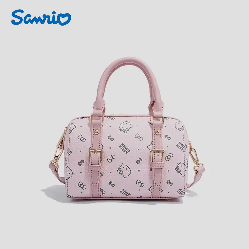 Túi Gối Hello Kitty, Sanrio, In Cổ Điển, Túi Bucket Sức Chứa Lớn, Thời Trang, Túi Dễ Phối Đồ