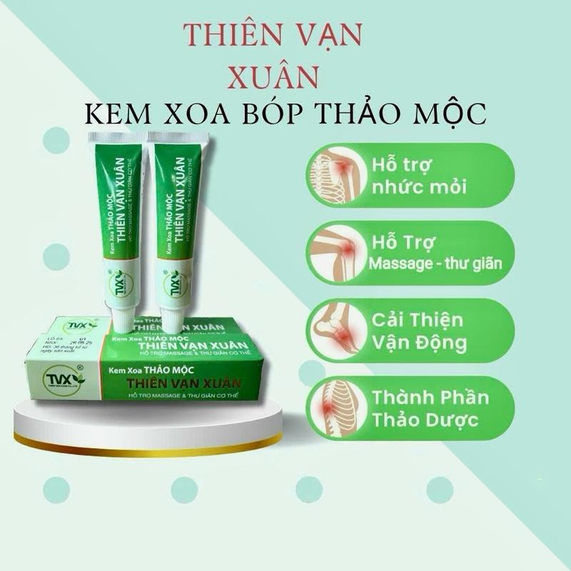 [ 2 TUYB ] KEM XOA BÓP THẢO DƯỢC THIÊN VẠN XUÂN - HỖ TRỢ CẢI THIỆN CÁC VẤN ĐỀ CƠ XƯƠNG KHỚP