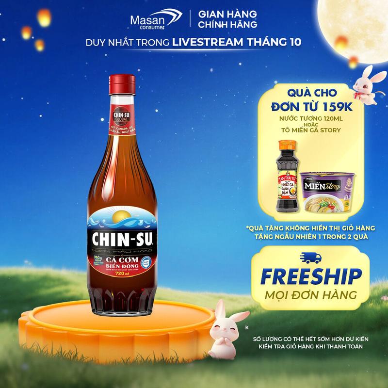 Nước Mắm CHIN-SU Cá Cơm Biển Đông Chai 720ml