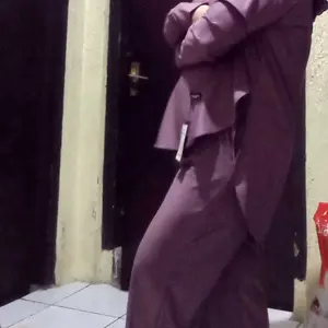 Relinda Setelan Set Baju Olahraga Wanita Muslimah Set Sport Panjang Celana Dewasa Sporty