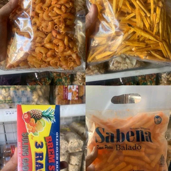 snack serba 10k Makanan, asin, gurih, manis, pedes 1