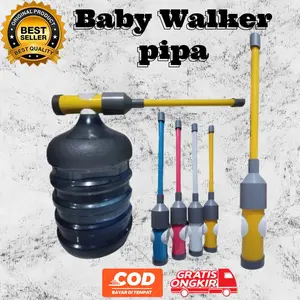 Baby Walker Alat Bantu Belajar Jalan Bayi Dari Pipa Pvc Gratis Olahraga & Hobi Yellow Rainbow