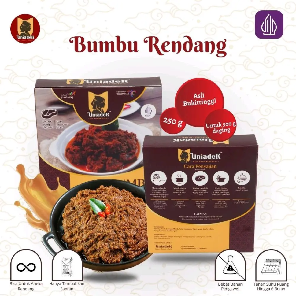 Bumbu Rendang Uniadek(250g)
