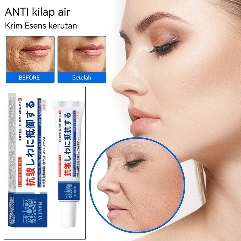 Krim esensi anti kerut air bersinar. Krim esensi ini dapat menghaluskan garis halus, melembapkan dan mengencangkan kulit-YY