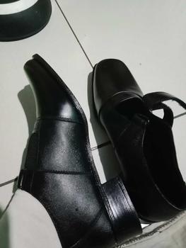Product Review of Zeintin - Sepatu pantofel wanita bahan kulit sapi asli cocok untuk paskibra warna hitam Shoes Kerja Flat from @**) 1