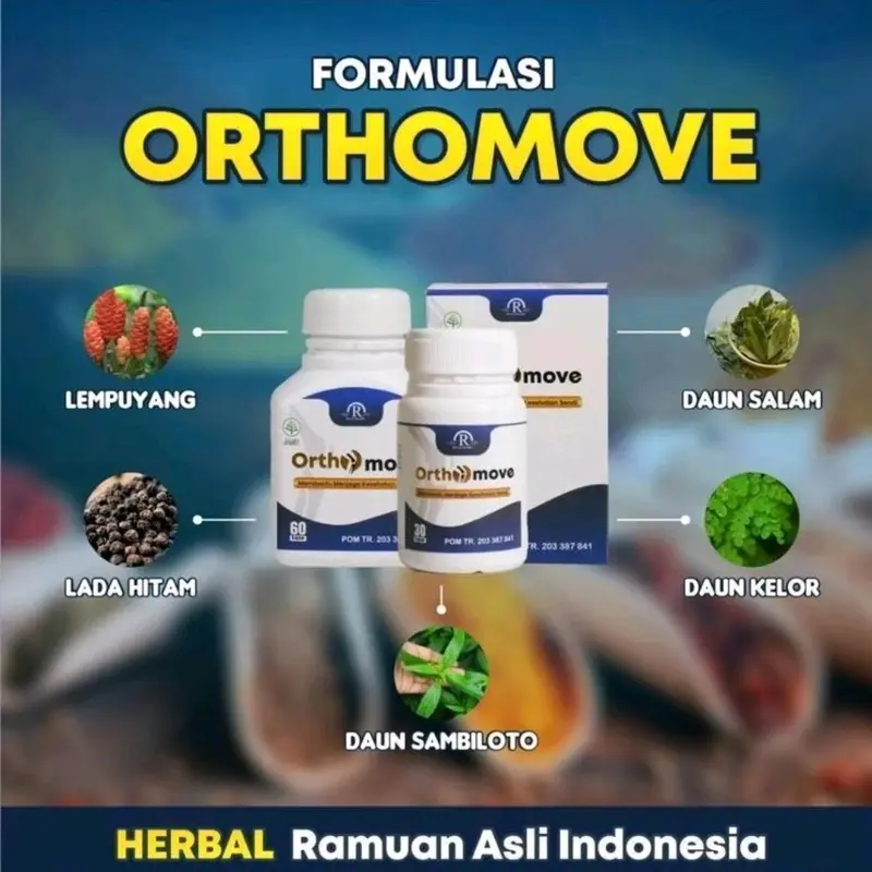 Orthomove Asli Original 1 Botol Isi 60 Kapsul 1