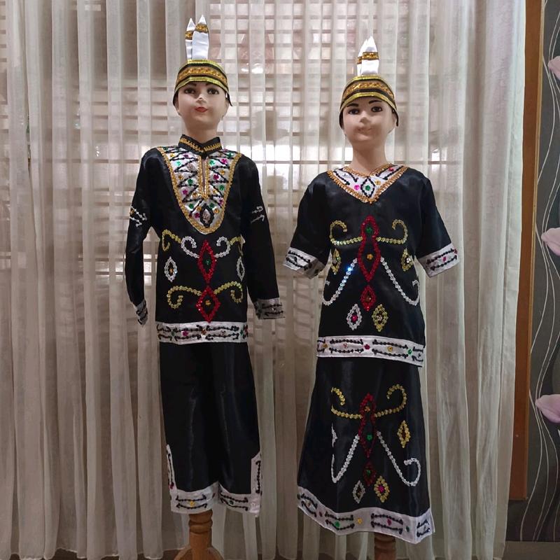 Baju Adat Kalimantan Tengah anak (Laki/Perempuan) 1