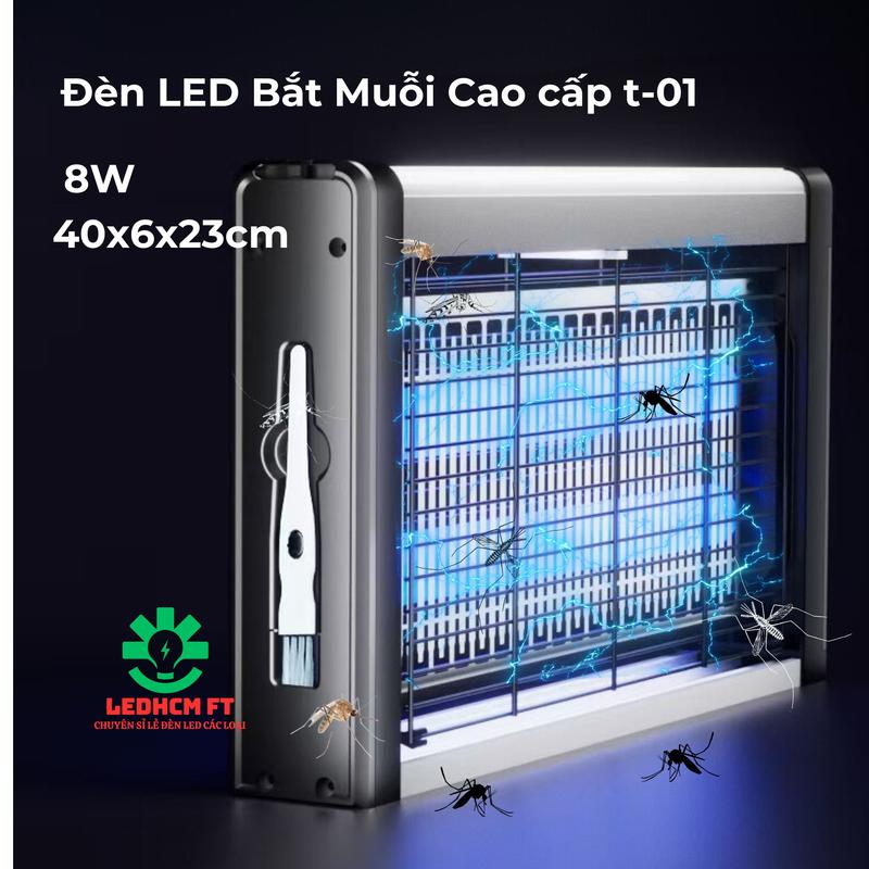 Đèn LED thu hút Muỗi Kill Pest T-01 - Công Suất 4W 6w 8w 10w 12w, Đèn bắt muỗi hiệu quả 6