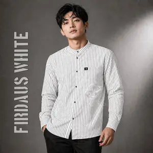 ISTAQIM - {Best seller 2026} Kemko Firdaus salur kemeja pria lengan panjang dewasa baju taqwa muslim katun semi wal terbaru 2026