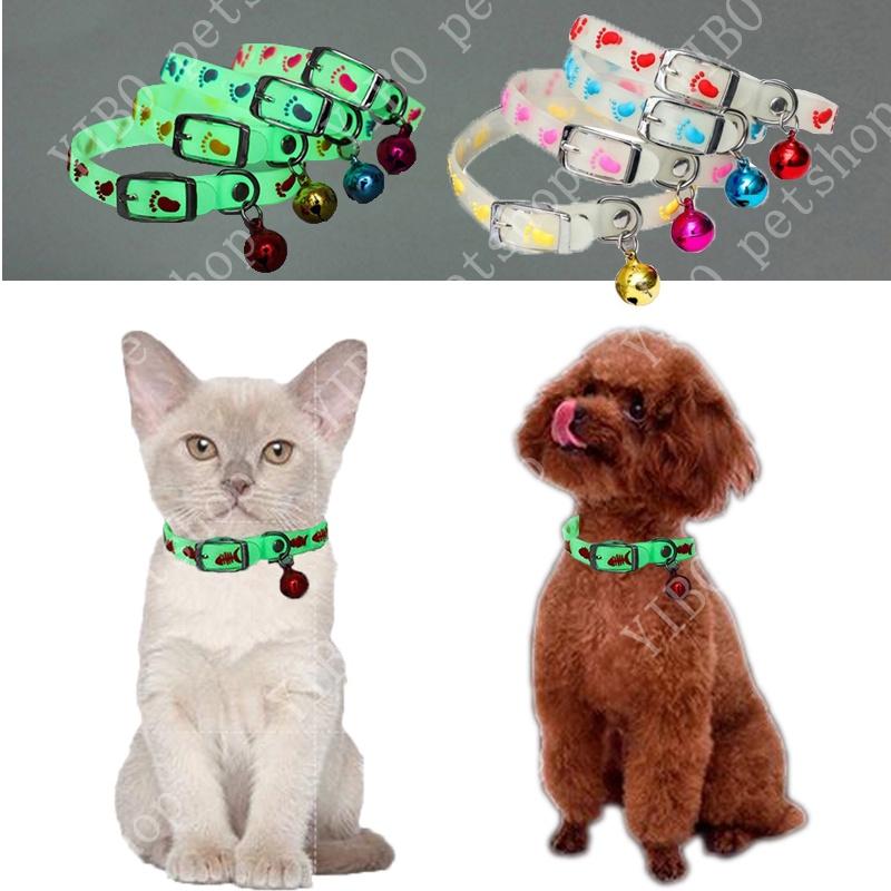Product Introduction of Pet Glowing puppy Collars with Bells Glow at Night Dogs Cats Necklace Light Luminous Neck Ring Accessories 43