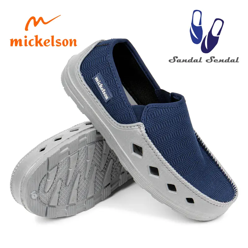 Sepatu Ardiles Mickelson Hitman - Fashion Casual Pria Flat Shoes Sneakers Kasual Kerja Hitam 1