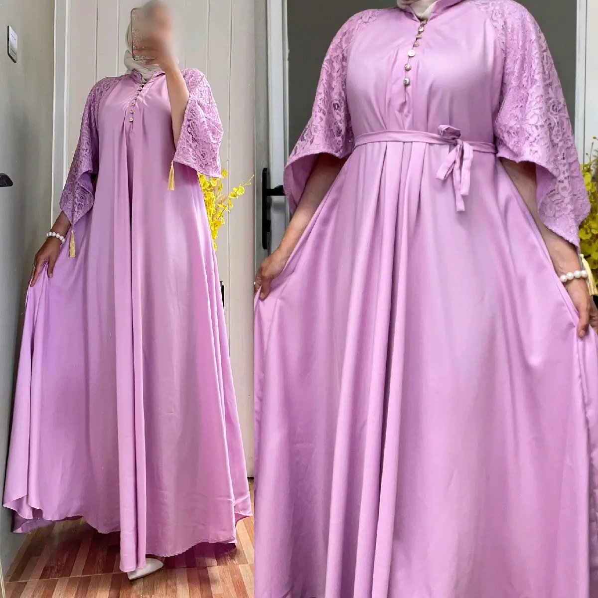 GAMIS LUNA DRESS SHAKILA BRUKAT Ld120 pb 138
