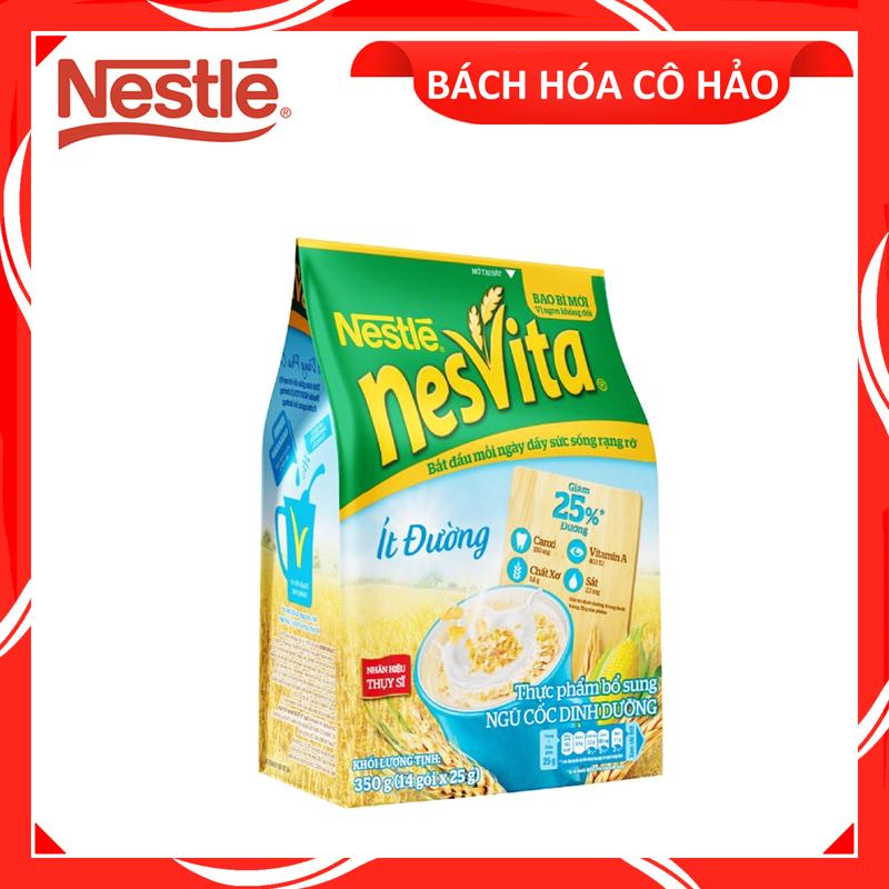 BỘT NGŨ CỐC DINH DƯỠNG ÍT ĐƯỜNG NESVITA NESTLE 350 GRAM