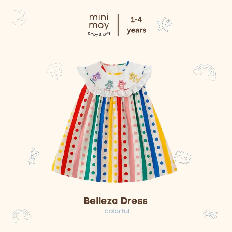 Minimoy - Belleza Dress - Baju Dress Anak 0