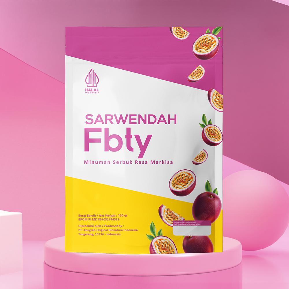 [ 150 gram ] Fbty Sarwendah Minuman Serbuk Rasa Markisa