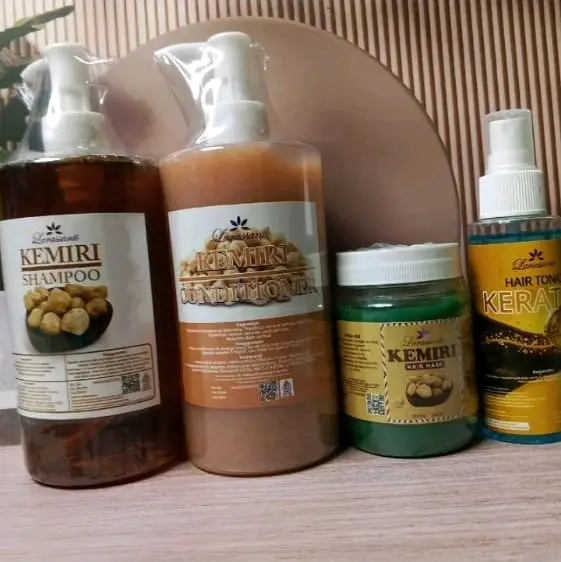 shampo kondi hair mask kemiri hair toniq keratin