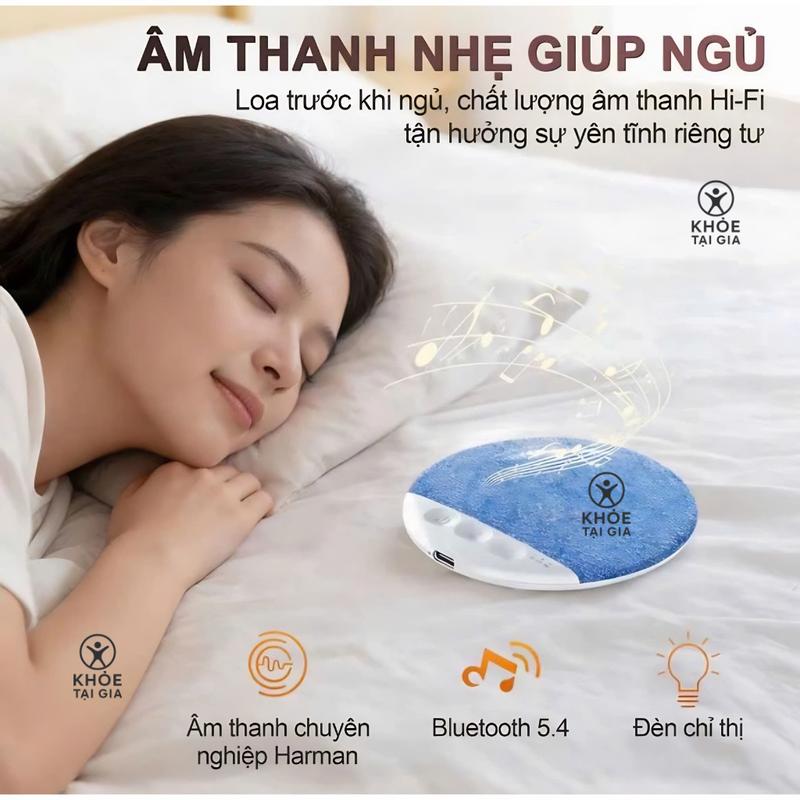 Loa Ngủ Dưới Gối X3 Pro – Nghe Nhạc Thư Giãn Khi Ngủ, Bluetooth, Hẹn Giờ