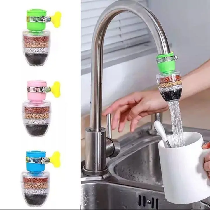 Penyaring Filter Kran Air 6 Lapis Penyaring Air Keran Saringan Filter Kran Air