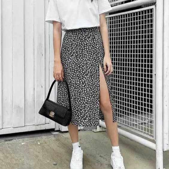 Rok panjang wanita korean style 2