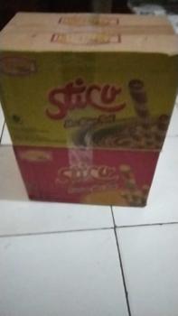 Product Review of Happy Time Astor Sticu Wafer Mini Roll Chocolate (1 Karton isi 30 Toples) Coklat Kering from n**6 1