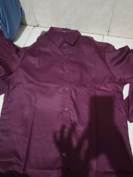 Product Review of Tryst - Helcurt Cotton Shirt | Kemeja Lengan Panjang | Katun Toyobo Premium | Kemeja Pria Slimfit Polos | Baju Kerja Formal | Atasan Cowok Dewasa | Casual Basic Lembut from @**a 1