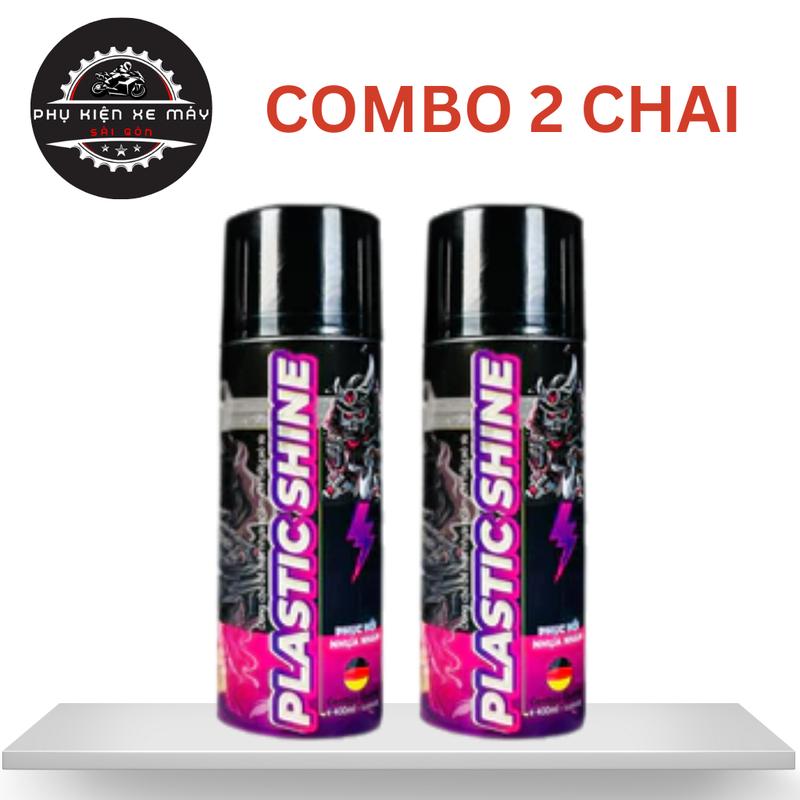 Chai Xịt Phục Hồi Nhựa Nhám SPRAYKING PLASTIC SHINE - Dung tích 400ml
