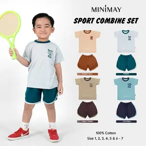 Setelan Piyama Kaos Anak  Sport Maysara Minimay
