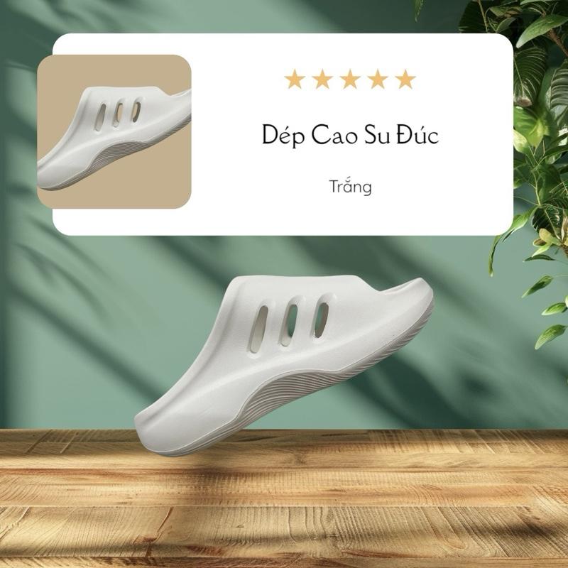 [Mẫu Mới] Dép Nam Nữ Đúc Nguyên Khối, Thoáng Mát, Nhẹ Nhàng, Tăng Chiều Cao, Hỗ Trợ Đổi Size.