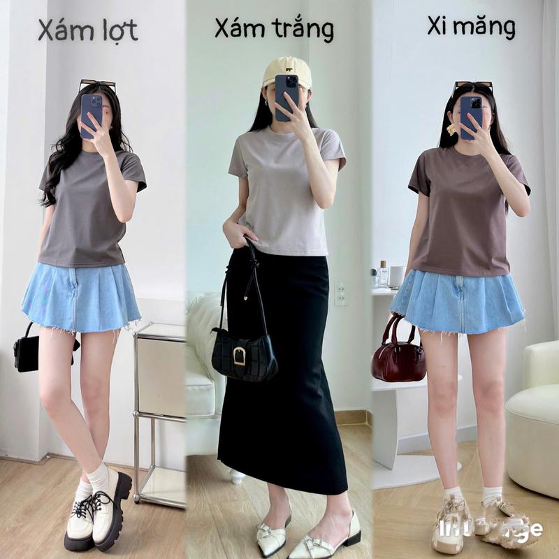 ÁO THUN BABY TEE TRƠN NHIỀU MÀU DỄ PHỐI ĐỒ BBT26 Mùa Hè Cổ Tròn | BigBuy360 - bigbuy360.vn ÁO THUN BABY TEE TRƠN NHIỀU MÀU DỄ PHỐI ĐỒ BBT26 Mùa Hè Cổ Tròn | BigBuy360 - bigbuy360.vn