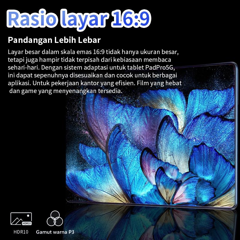 X95 2026 Gaming Tablet 4K Ultra HD 16GB+1TB 5G Full Support Ideal untuk Gaming dan Bisnis murah smart berry tab kid 1 jutaan i padmini