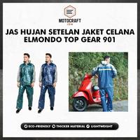 Gambar Jas Hujan Elmondo 901 Setelan Jaket Celana Dewasa Unisex - Biru dari Motocraft IDN Kab. Tangerang 1 Tokopedia