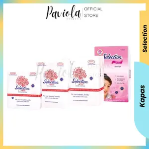 Paviola Kapas Selection Facial Cotton Round Kapas Tipis Toner Pembersih Wajah Bulat | Cotton Bud