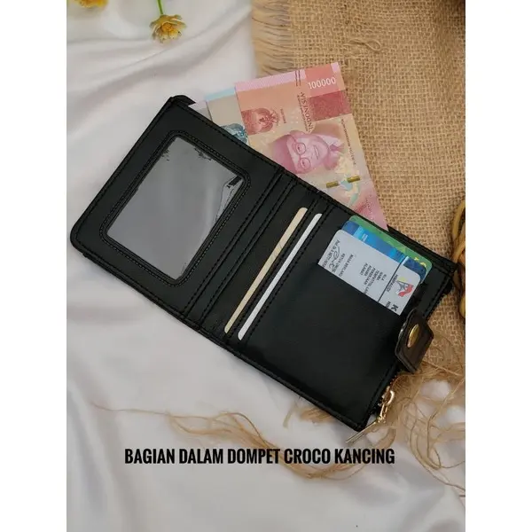 Dompet Lipat Wanita Croco Best Quality | Dompet Lipat Mini 2
