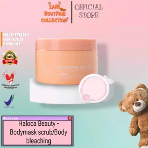[Agen Resmi] Haloca beauty Bodymask with scrub/Body bleaching haloca beauty/hallowica/scrub badan/bleaching badan Mencerahkan Exfoliating Lulur Tubuh Melembutkan Perontok