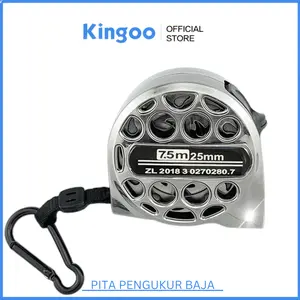 Alat Ukur Meteran Roll 3m/5m/7.5m Pengukur Kelas Industri Presisi Tinggi Bahan Baja Tebal Anti Karat
