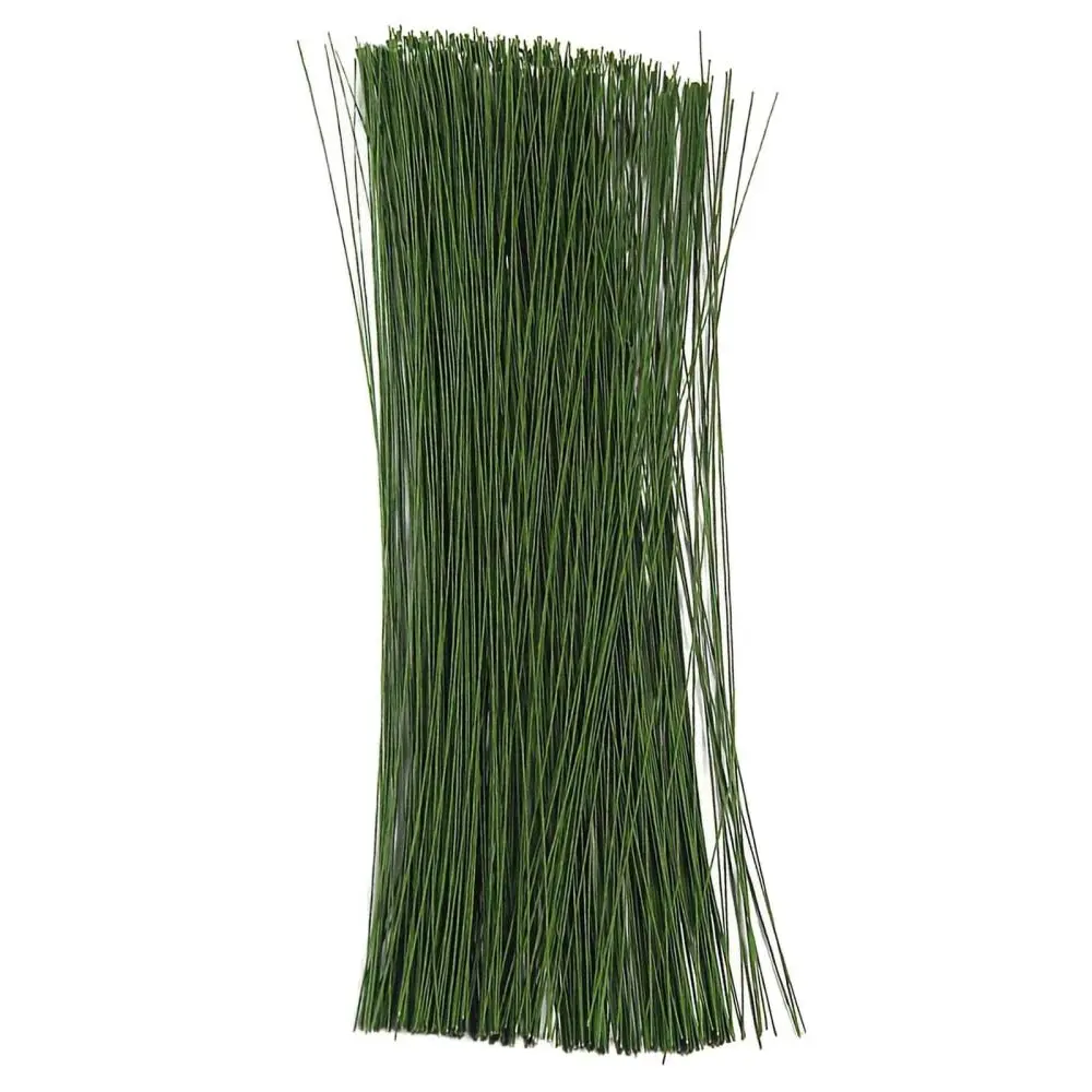 Floral Wire - 200 Pieces Flower Wire, Floral Stem Wire for Florist Flower Arrangement, Bouquet Stem Warpping and DIY Craft, 14 Inches