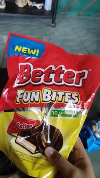 Product Review of Biskuit Better Fun Bites Pouch [Isi 10 pcs] / Biskuit Roma Better / Better Fun Bites Pouch Cokelat Coklat from v**a 1