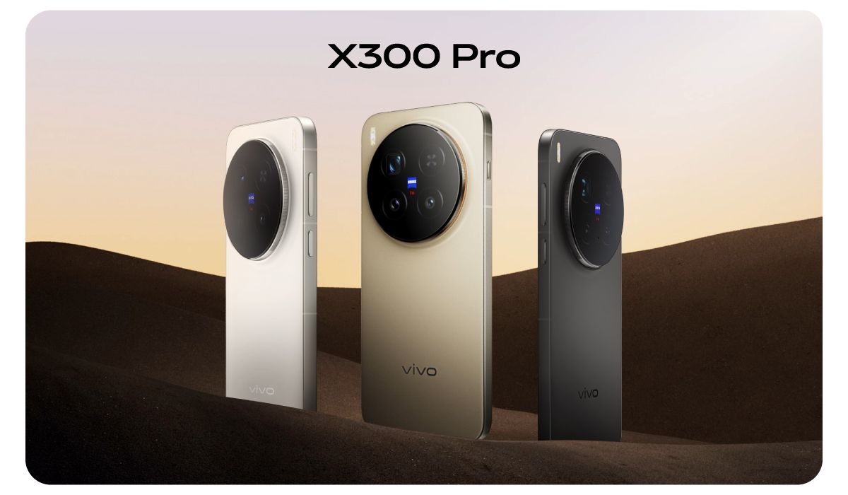 vivo X300 Pro (16/512) - 200 MP ZEISS APO Telephoto Camera, 4k 120 fps Dolby Vision Video, All New OriginOS 6,  Dimensity 9500 & vivo VS1 Chip, 6510 mAh BlueVolt Battery