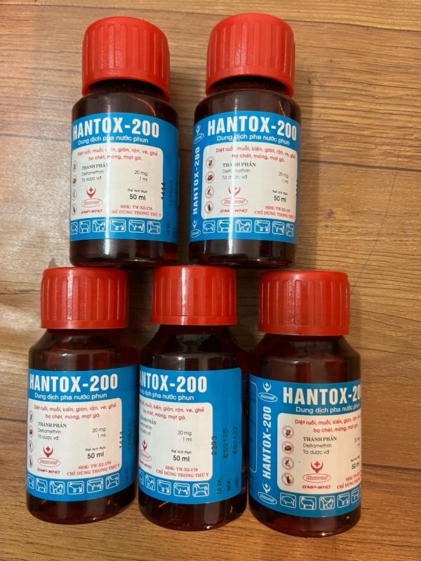 Product Introduction of 5 lọ hantox phun diệt ruồi, muỗi, mạt gà, rệp, rận, bọ chét, mòng, ve, ghẻ cho chuồng trại vật nuôi hiệu quả 5