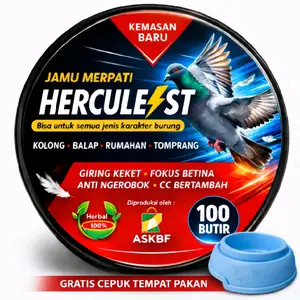 Jamu Merpati Kolong Herculest 100 Butir Jamu Giring Jamu Stamina merpati hercules