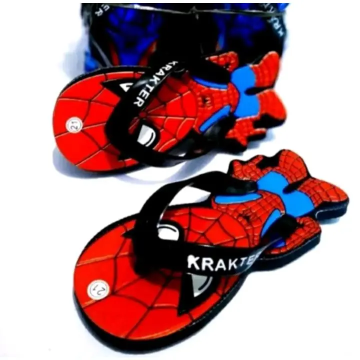 sandal jepit sp spierman anak anak motif terbaru