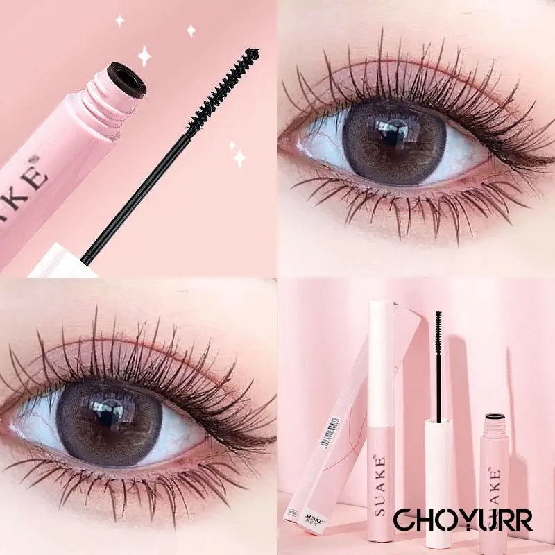 【COD】 Mascara Waterproof Natural Curl Spiral Brush Head Kuas Penebal Bulu Mata Mascara Mini Maskara Long Lasting Eye Makeup-CH 0