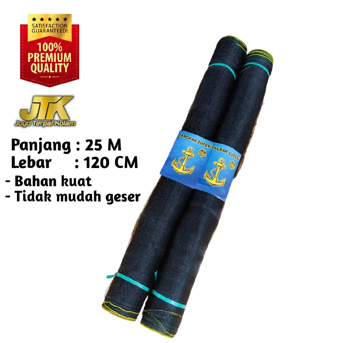 Waring Pagar Tanaman Jangkar 1 Roll 25m x 120cm Anti Geser dan Tahan Panas Jaring Peralatan