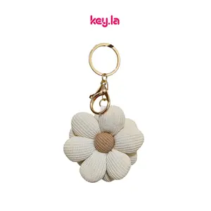 Gantungan Tas Wanita Lucu Bag Charm Flower Aksesoris Tas Kekinian