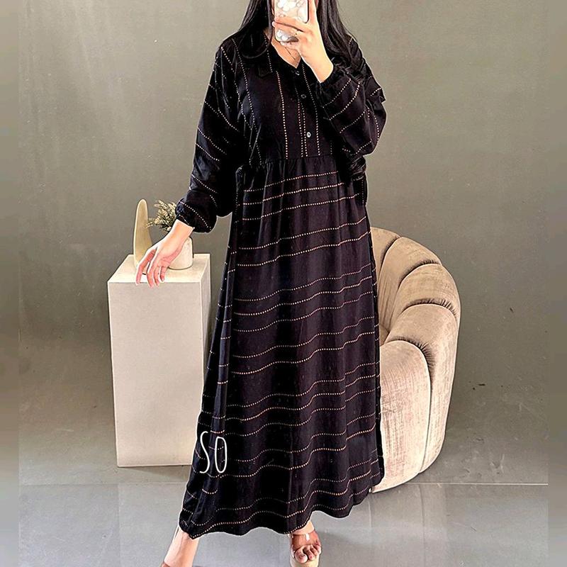 CLARA DRESS MATT RAYON TEBAL 3