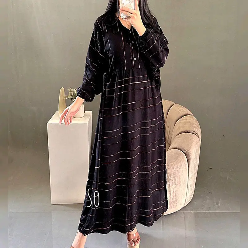 CLARA DRESS MATT RAYON TEBAL 3