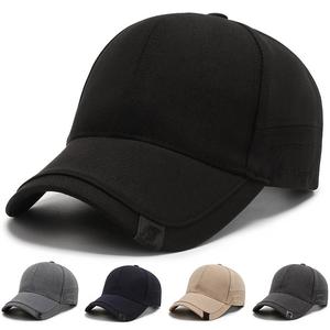 Topi Besbol Lelaki Wanita, Topi Besbol Klasik Polos Gaya Polo, Topi Sukan Kasual Boleh Laras Bernafas untuk Musim Panas, Pelindung Matahari Luar, Hitam