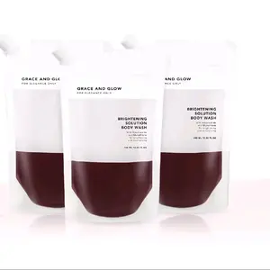 REFILL 1 PCS Grace and glow body wash Brightening body wash | Shower gel | Sabun mandi cair memcerahkan 400ml Soap Mencerahkan   Niacinamide