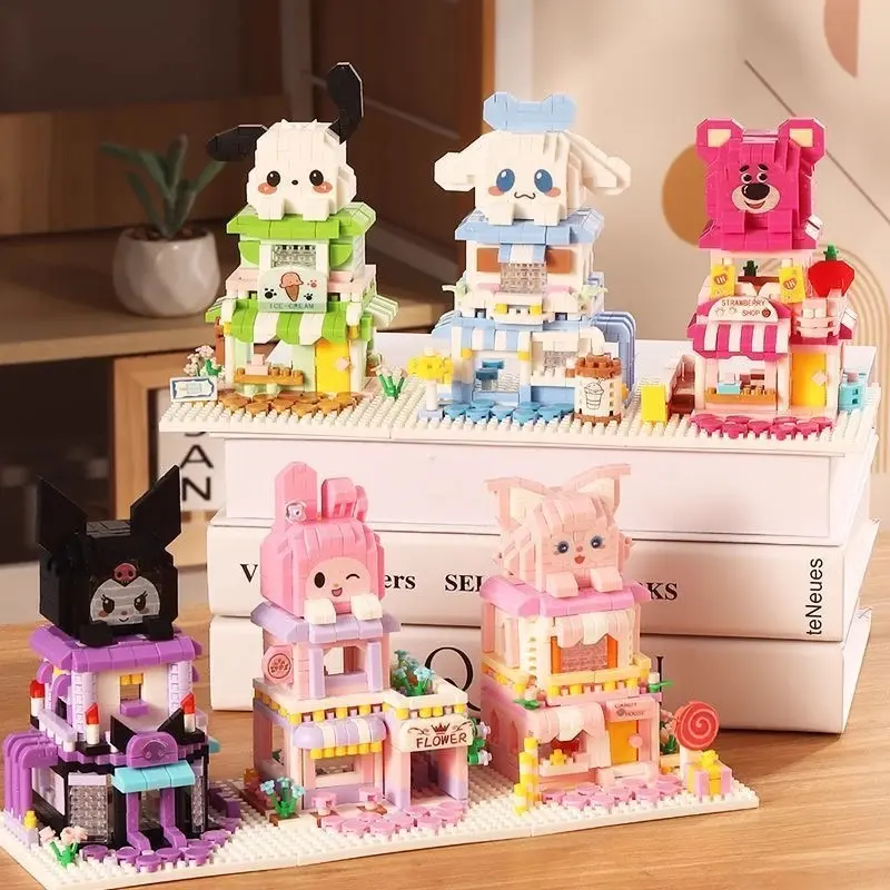 Mainan Balok Susun Partikel Kecil Mainan Anak Kartun Mainan Edukasi DIY 3D Puzzle Nano Block 1