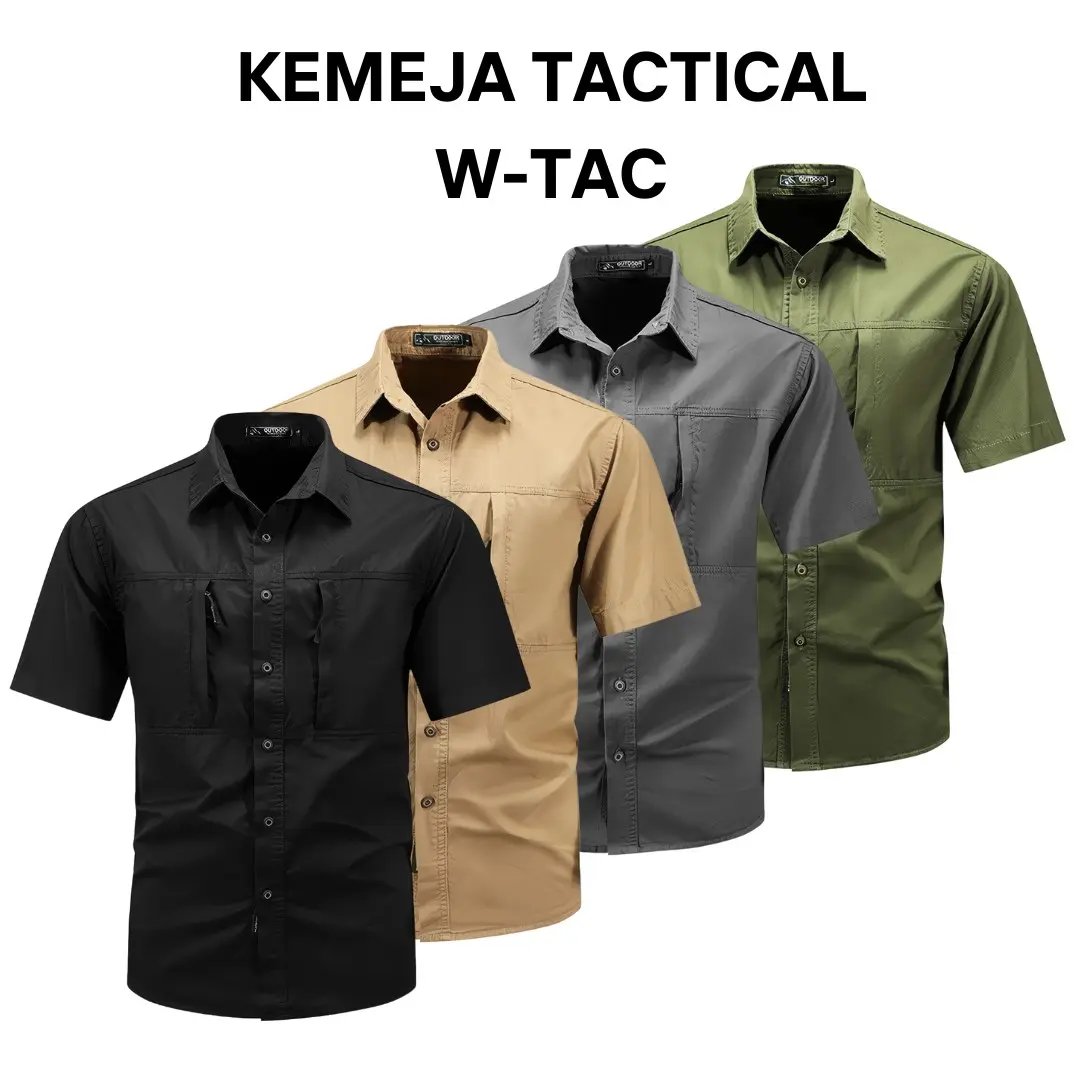 KEMEJA TACTIKAL PRIA/KEMEJA SANTAI/KEMEJA KERJA